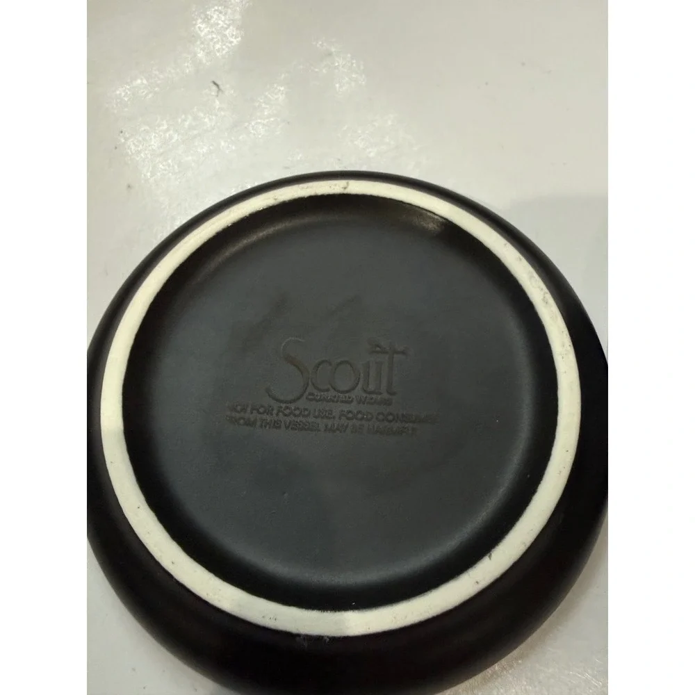 Scout‎ Curated Wears Celestial Trinket Dish Moon Stars Black Navy Gold 2pc New